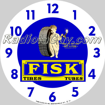 RadiolaGuy.com : Fisk Tires PAM clock